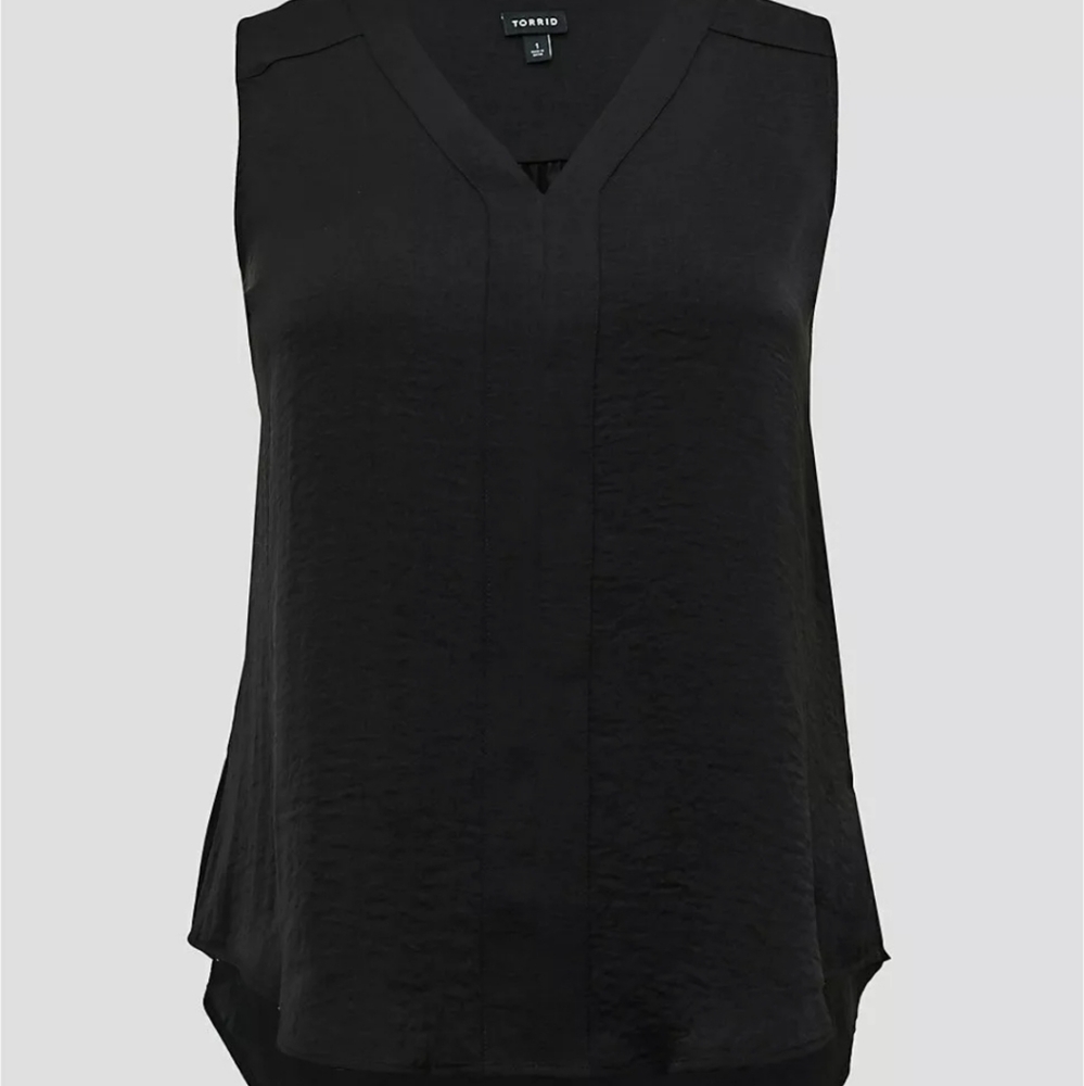 NWT Torrid black textured tank